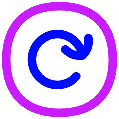 Line Arrow Rotate Right Circle Icon from Flex Neon Set