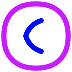 Tailless Line Arrow Left Circle Icon from Flex Neon Set