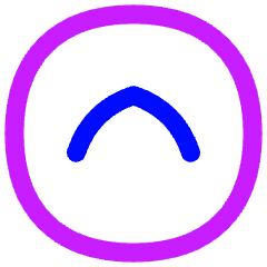 Tailless Line Arrow Up Circle Icon from Flex Neon Set