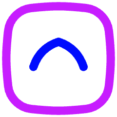 Tailless Line Arrow Up Square Icon from Flex Neon Set