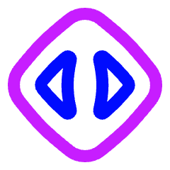 Triangle Arrow Expand Horizontal Diamond Icon from Flex Neon Set