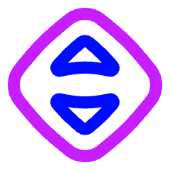 Triangle Arrow Expand Vertical Diamond Icon from Flex Neon Set