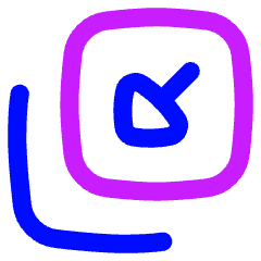 Triangle Arrow Minimize Window 4 Icon from Flex Neon Set