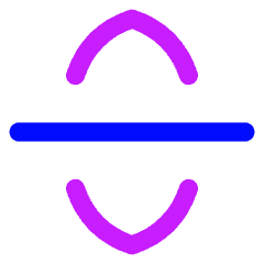 Line Arrow Move Vertical Icon from Flex Neon Set