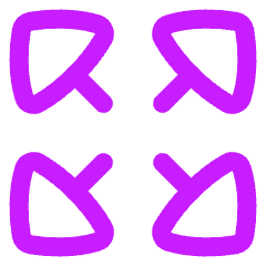 Triangle Arrow Expand Icon from Flex Neon Set