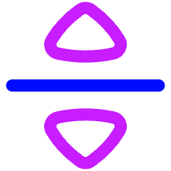 Triangle Arrow Move Vertical Icon from Flex Neon Set
