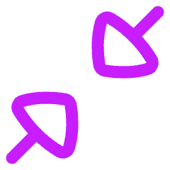 Triangle Arrow Shrink Diagonal 1 Icon from Flex Neon Set