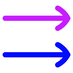 Double Line Arrow Right Icon from Flex Neon Set
