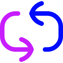 Line Arrow Reload Horizontal 3 Icon from Flex Neon Set