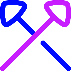 Triangle Arrow Crossover Up Icon from Flex Neon Set
