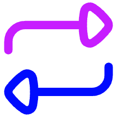 Triangle Arrow Reload Horizontal 1 Icon from Flex Neon Set
