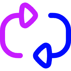 Triangle Arrow Reload Horizontal 2 Icon from Flex Neon Set