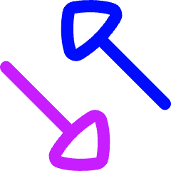 Triangle Arrow Transfer Diagonal 4 Icon from Flex Neon Set