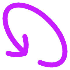 Line Arrow Rotate Diagonal Left 1 Icon from Flex Neon Set