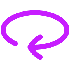 Line Arrow Rotate Horizontal Right Icon from Flex Neon Set