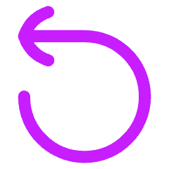 Line Arrow Rotate Left 1 Icon from Flex Neon Set