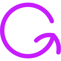 Line Arrow Rotate Left 3 Icon from Flex Neon Set