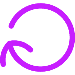 Line Arrow Rotate Right 3 Icon from Flex Neon Set