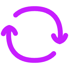 Line Arrow Synchronize 2 Icon from Flex Neon Set