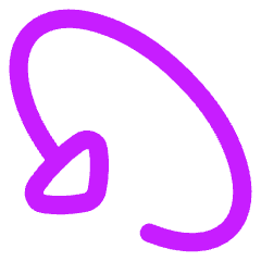 Triangle Arrow Rotate Diagonal Left 1 Icon from Flex Neon Set