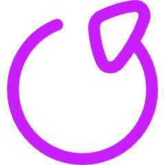 Triangle Arrow Rotate Left 5 Icon from Flex Neon Set