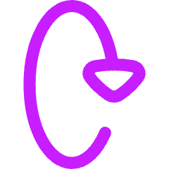 Triangle Arrow Rotate Vertical Right 2 Icon from Flex Neon Set