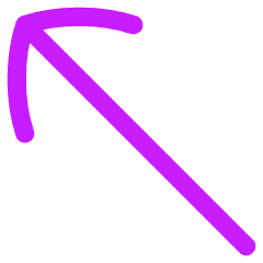 Diagonal Line Arrow Upper Left Icon from Flex Neon Set