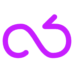 Line Arrow Infinite Loop Icon from Flex Neon Set