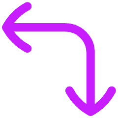 Line Arrow Top Right Corner Icon from Flex Neon Set