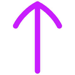 Line Arrow Up 1 Icon from Flex Neon Set