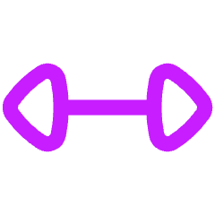 Arrow Horizontal Icon from Flex Neon Set