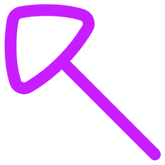 Diagonal Triangle Arrow Upper Left Icon from Flex Neon Set