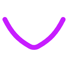 Tailless Line Arrow Down 1 Icon from Flex Neon Set