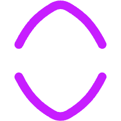 Tailless Line Arrow Expand Vertical Icon from Flex Neon Set
