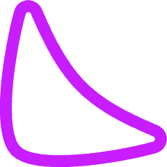 Tailless Triangle Arrow Bottom Left Icon from Flex Neon Set