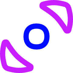 Tailless Triangle Arrow Diagonal Scroll 1 Icon from Flex Neon Set