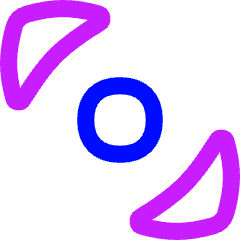 Tailless Triangle Arrow Diagonal Scroll 2 Icon from Flex Neon Set