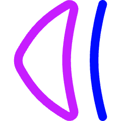 Tailless Triangle Arrow Left 2 Icon from Flex Neon Set