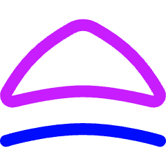 Tailless Triangle Arrow Up 2 Icon from Flex Neon Set