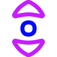 Tailless Triangle Arrow Vertical Scroll Icon from Flex Neon Set