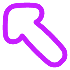 Thick Arrow Diagonal Upper Left Icon from Flex Neon Set