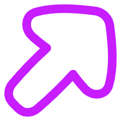 Thick Arrow Diagonal Upper Right Large Icon from Flex Neon Set