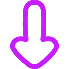 Thick Arrow Down Icon from Flex Neon Set