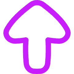 Thick Arrow Up Large Icon from Flex Neon Set
