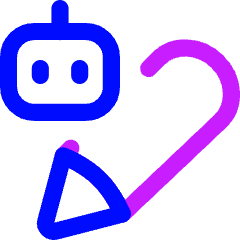 Ai Edit Robot Icon from Flex Neon Set