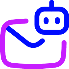 Ai Email Generator Robot Icon from Flex Neon Set