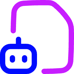 Ai File Robot Icon from Flex Neon Set