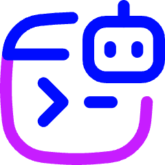 Ai Prompt Robot Icon from Flex Neon Set