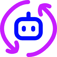 Ai Redo Robot Icon from Flex Neon Set