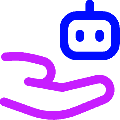 Ai Tools Robot Icon from Flex Neon Set